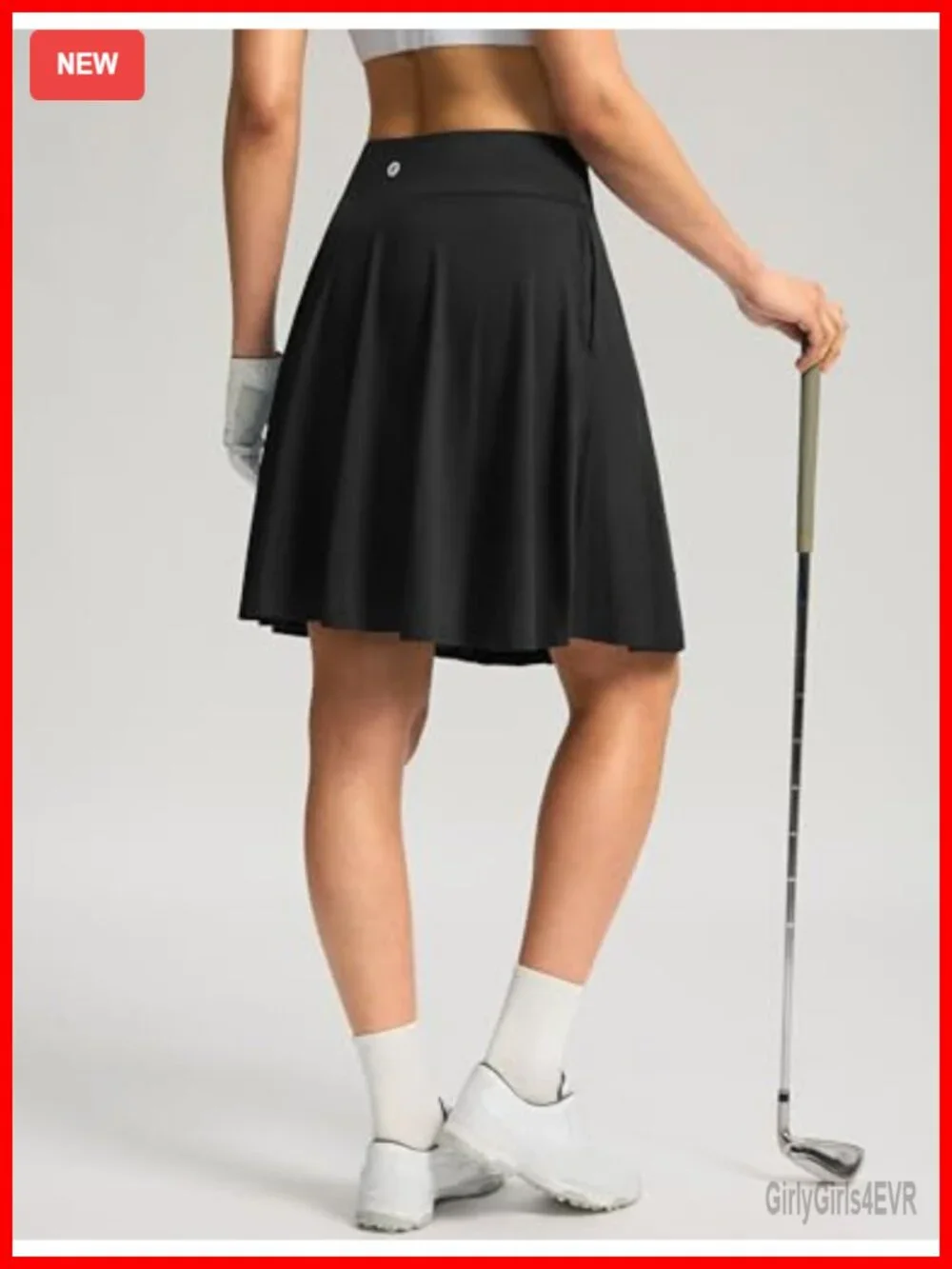 20'' High Waisted Skort with 4 Pockets for Women Tennis Golf Athletic